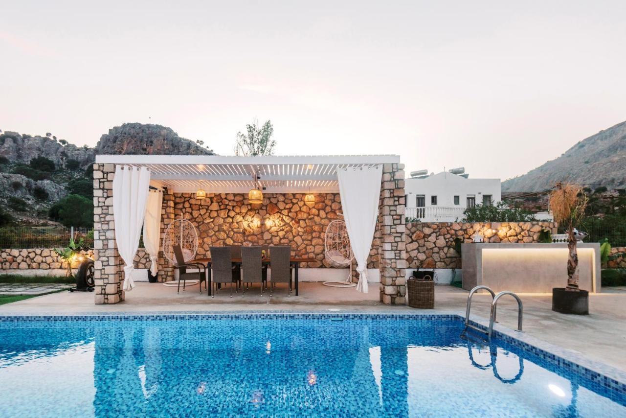 Lindos Villa Natura By Rhodes Villas Eksteriør bilde